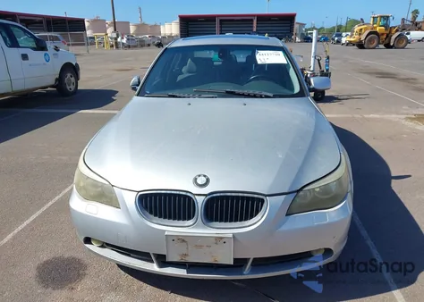 2004 BMW 530 I z USA, uszkodzony, nr VIN WBANA73534B048392